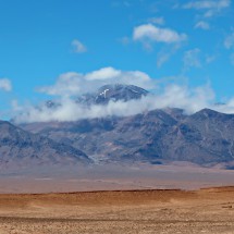 Mighty mountain Jbel Bou Naceur which is with 3356 meters sea-level the highest peak of the Middle Atlas